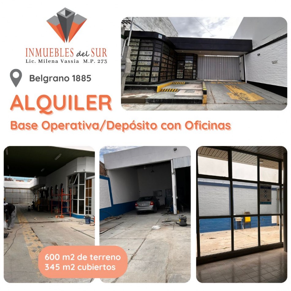 ALQUILER Base Operativa - Deposito con Oficinas en Neuquen