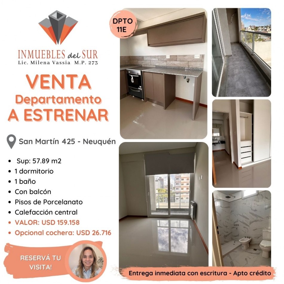 Venta Departamento a Estrenar en Neuquen