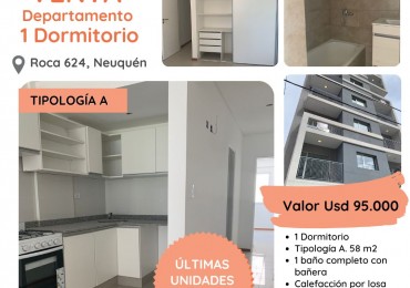 Departamento de 1 dormitorio en Roca 624 - Neuquen