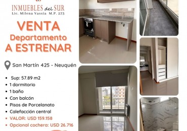 Venta Departamento a Estrenar en Neuquen