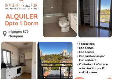 Alquiler departamento 1 dormitorio en Neuquen