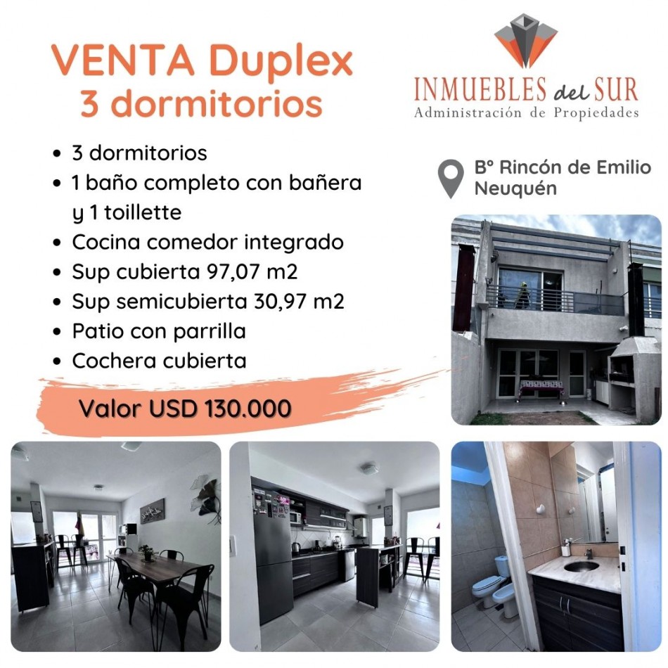 Foto Duplex en Venta en Neuquen, Neuquen - U$D 130.000 - pix1165911277 - BienesOnLine
